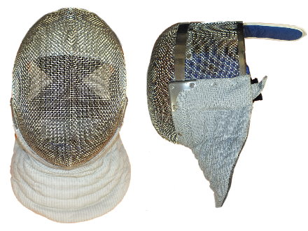 BG Electric Sabre fencing MASK (1000NW) with stainless steel bib